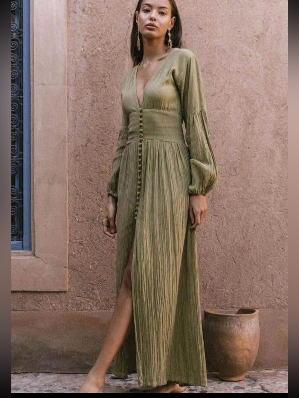 Green Maxi Dress Never Worn